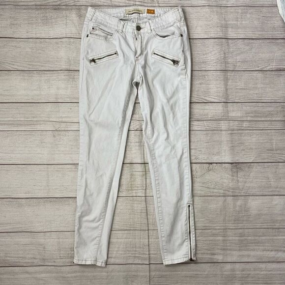 Pilcro and the letterpress Anthropologie women 26 crop low rise jeans - Picture 1 of 11